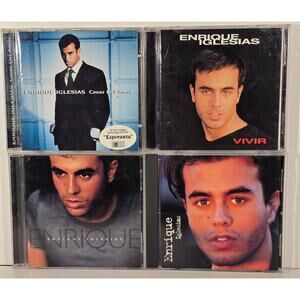 Enrique Iglesias CD Lot of 4 Vivir Cosas Del Amor Latin Pop